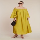 Off The Shoulder Easy Maxi Dress image number null