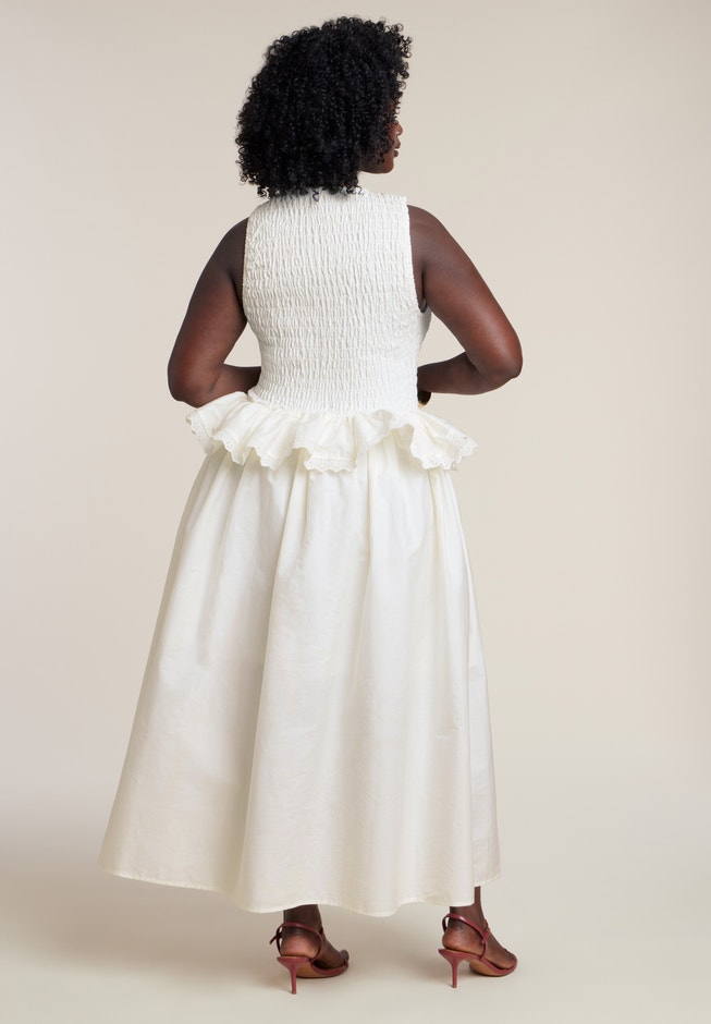 peplum waist midi dress Vivienne Peplum Midi Dress (Sale)