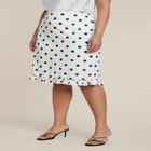 Ruffle Polka Dot Skirt image number null