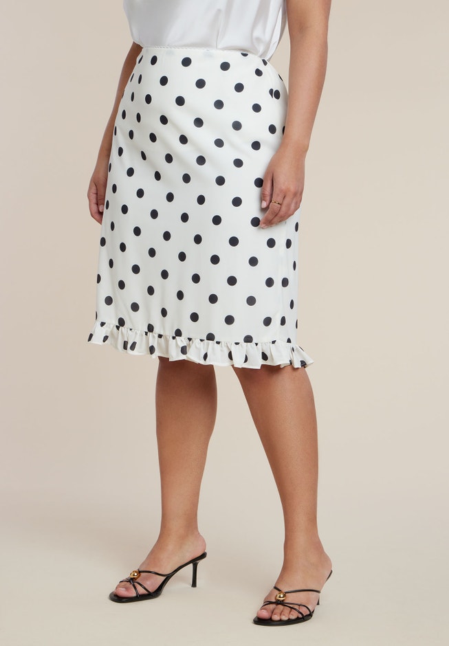 Ruffle Polka Dot Skirt image number 1