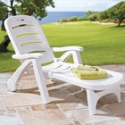 Resin Folding Lounger image number null