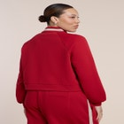 Stripe Detail Quarter Zip Sweatshirt image number null