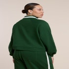 Stripe Detail Quarter Zip Sweatshirt image number null
