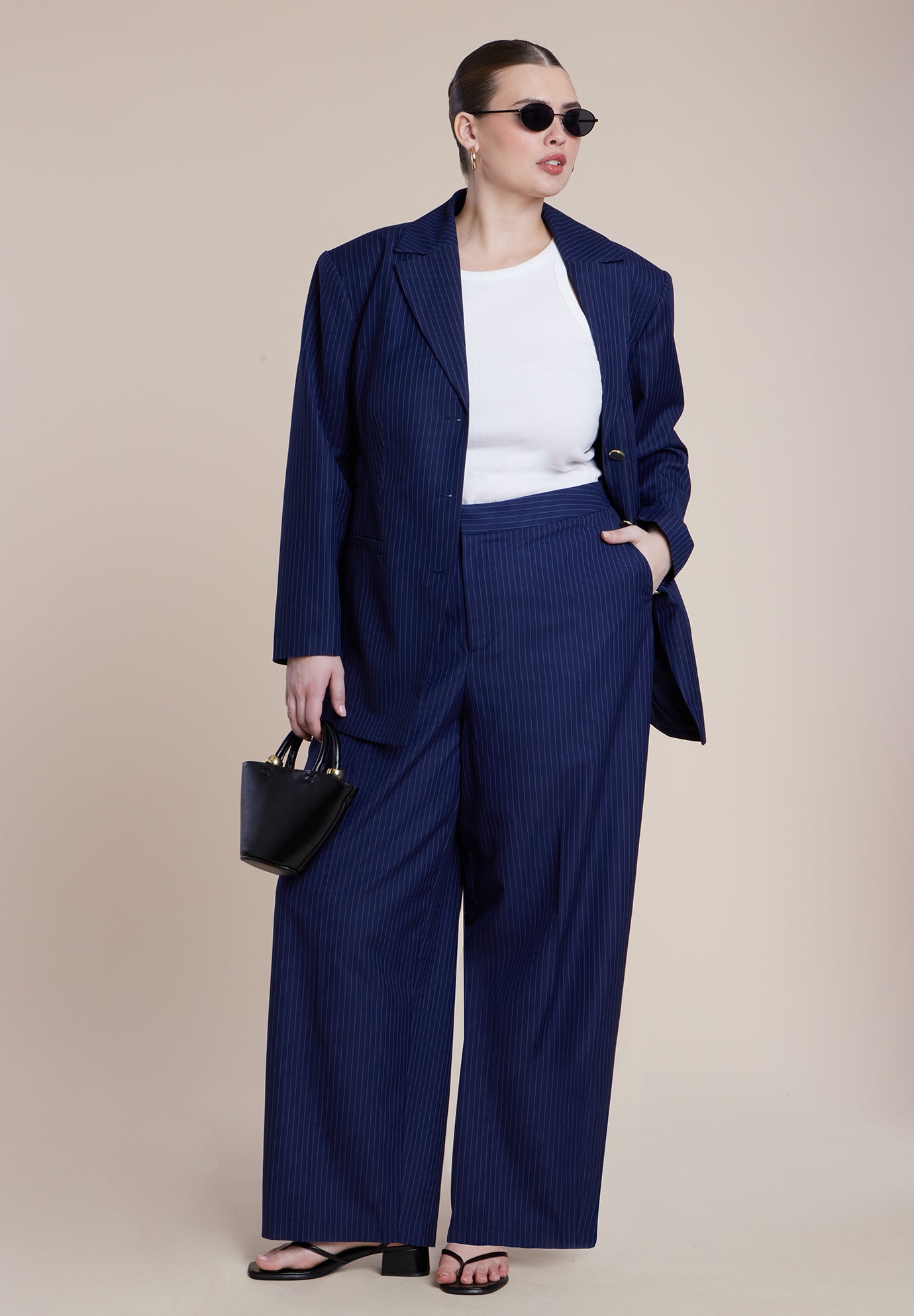 Nipped Waist Blazer With Back Adjuster image number 5