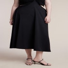 Bead-Detail Strap Midi Skirt image number null