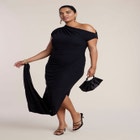Bracelet Detail Draped Maxi Dress image number null