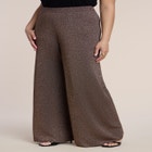 Semi-Sheer Shimmer Sweater Pant image number null
