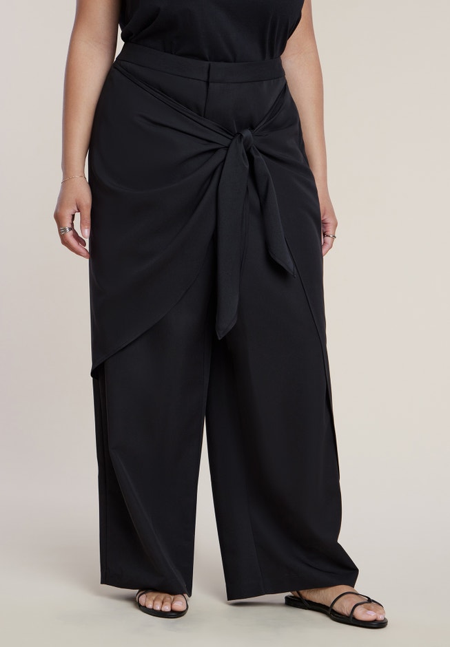 Wrap Detail Trouser image number 1