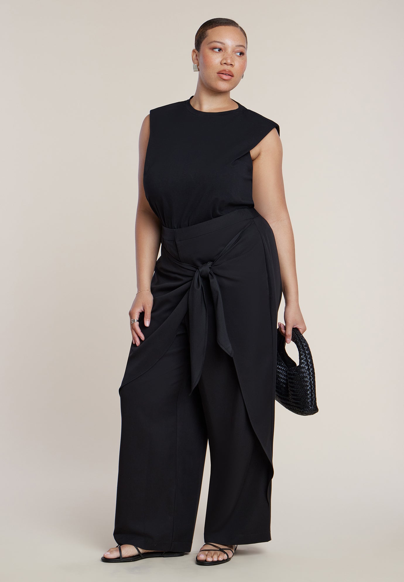 Wrap Detail Trouser image number 3
