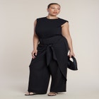 Wrap Detail Trouser image number null