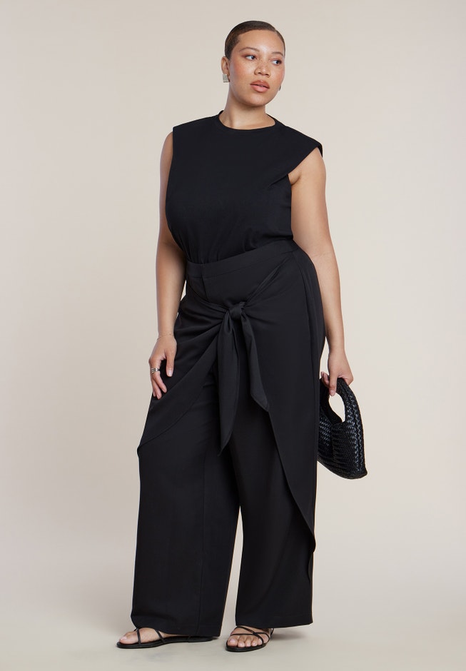 Wrap Detail Trouser image number 3