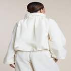 Cotton-Blend Drawcord Bomber Jacket image number null