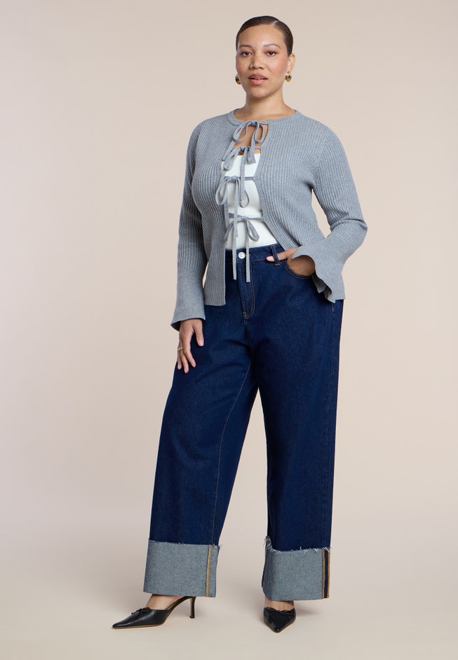 Tie Front Cardigan image number 2