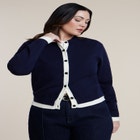 Colorblocked Cardigan image number null