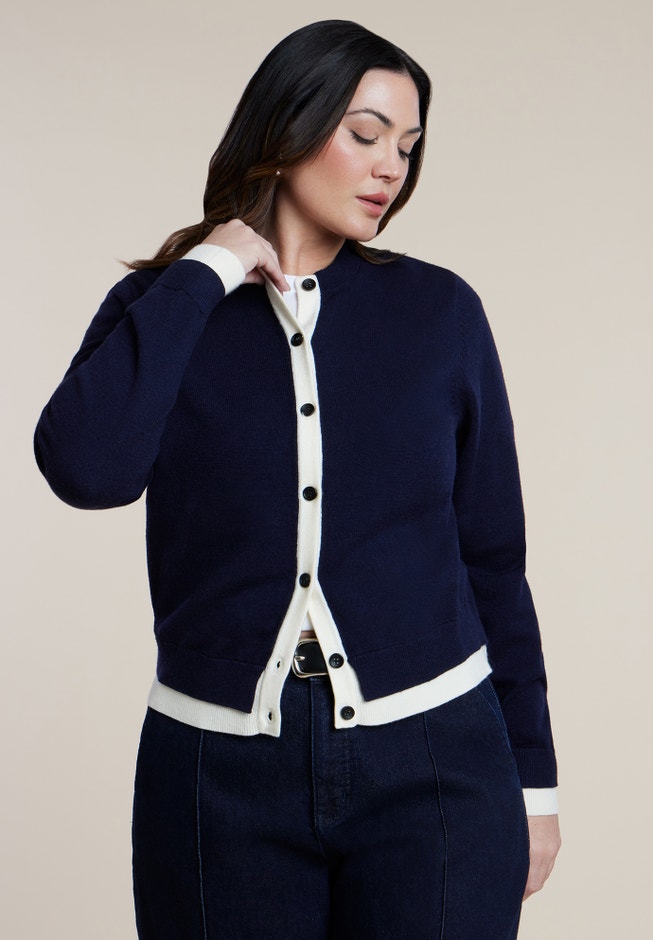 Colorblocked Cardigan image number 1