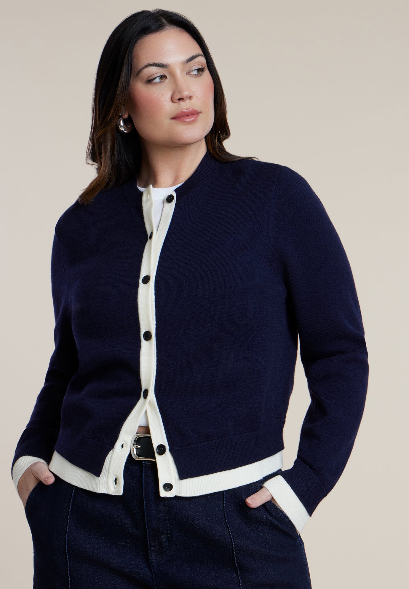 Colorblocked Cardigan image number 0