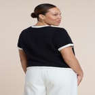 Tipping Detail Cropped Cardigan image number null