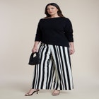 Off The Shoulder Sweater With Side Slit image number 2