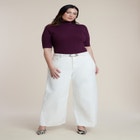 Ribbed Turtleneck Sweater image number null