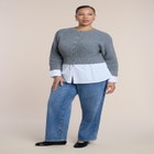 Cardigan Twofer Top image number null