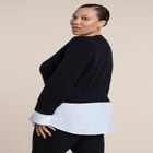 Cardigan Twofer Top image number null