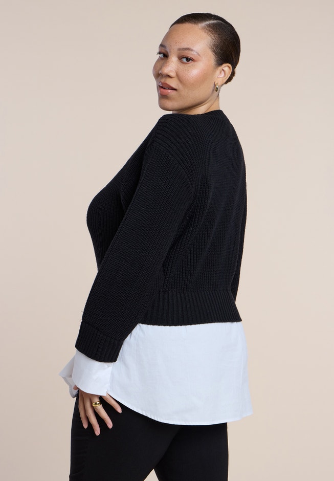 Cardigan Twofer Top image number 1