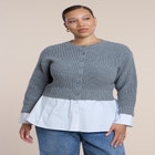 Cardigan Twofer Top image number null