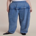Peplum Seam High-Rise Jean image number 1