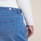 Adjustable Wide-Leg Jeans image number 3