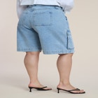 Cargo Denim Bermuda Short image number null