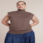 Mockneck Sweater Vest image number 1