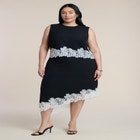 Sleeveless Lace-Trimmed Top image number null