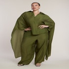 Semi-Sheer Kaftan Top image number null