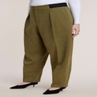 Elastic Waist Straight-Leg Trouser image number 1