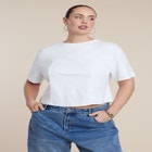 Bustier Seam Detail Tee image number null