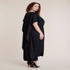 Draped Cape High-Low Maxi Dress image number 1