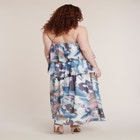 Strapless Bubble Maxi Dress image number 1