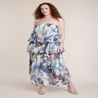Strapless Bubble Maxi Dress image number 0