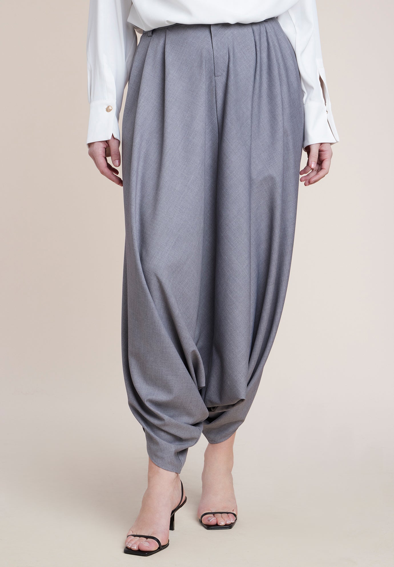 Super Draped Tailored Trouser image number 1