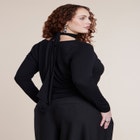 Cowl Neck Scarf Top image number 1