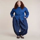 Tie-Back Chambray Button Up Top image number 2