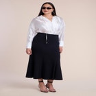 Sheer Blouse With Open Neck image number 4