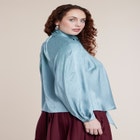 Jacquard Scarf Blouse image number 2