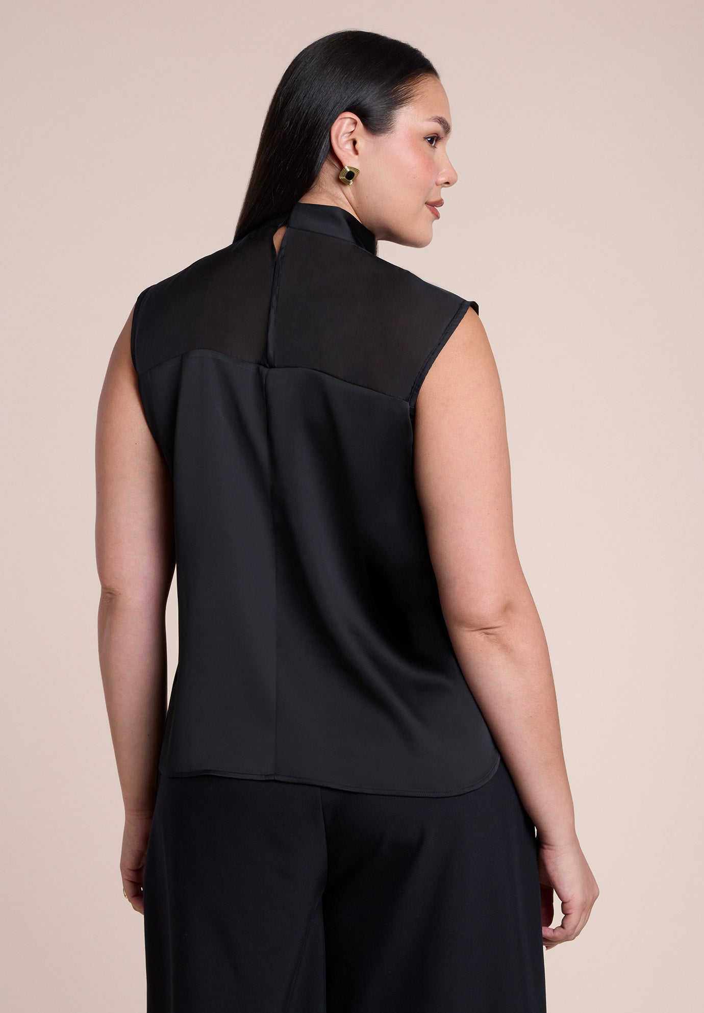 High Neck Sleeveless Top image number 1