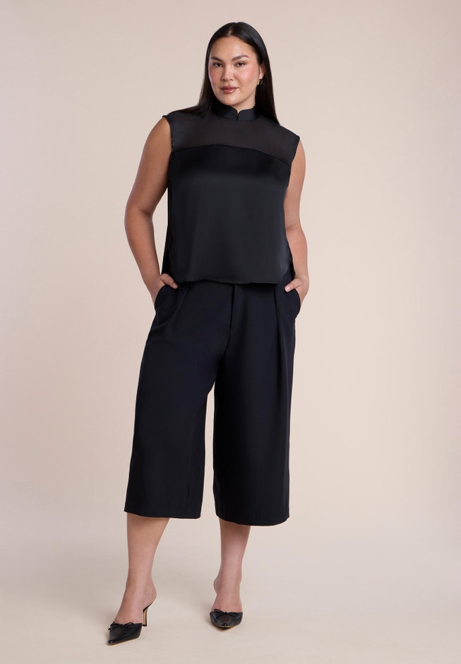 High Neck Sleeveless Top image number 2