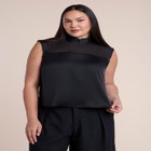 High Neck Sleeveless Top image number 0