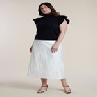 Ruffle Sleeve Sweater image number 3