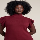 Ruffle Sleeve Sweater image number 2