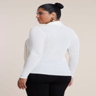Fitted Sweater With Neck Tie image number 1