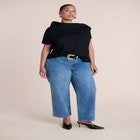 High-Neck Draped Top image number 2